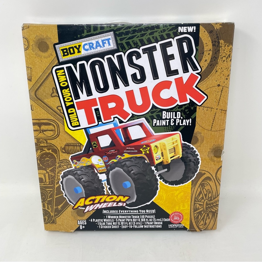 NIB! Monster Truck Build and Paint Kit - STEAM Learning